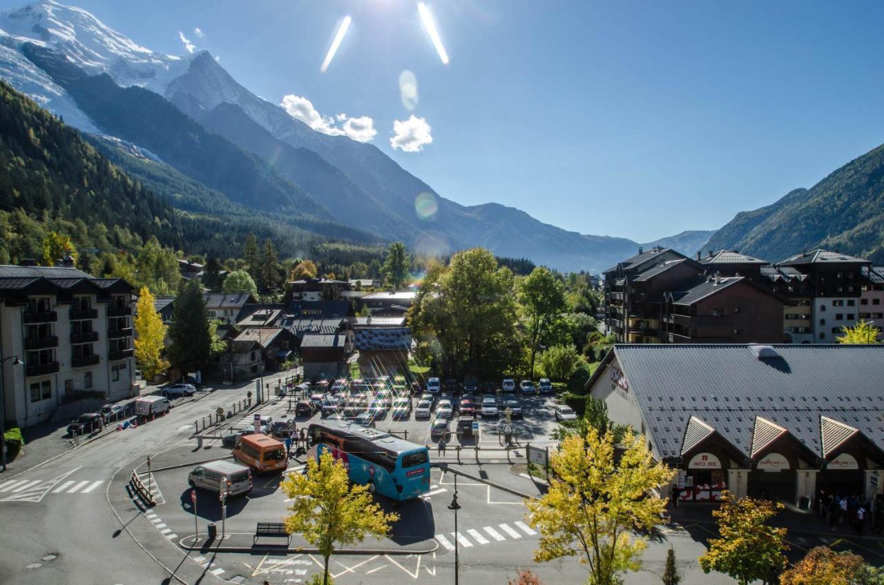 Vue Montblanc Magique En Centre-Ville Avec Parking Chamonix ภายนอก รูปภาพ