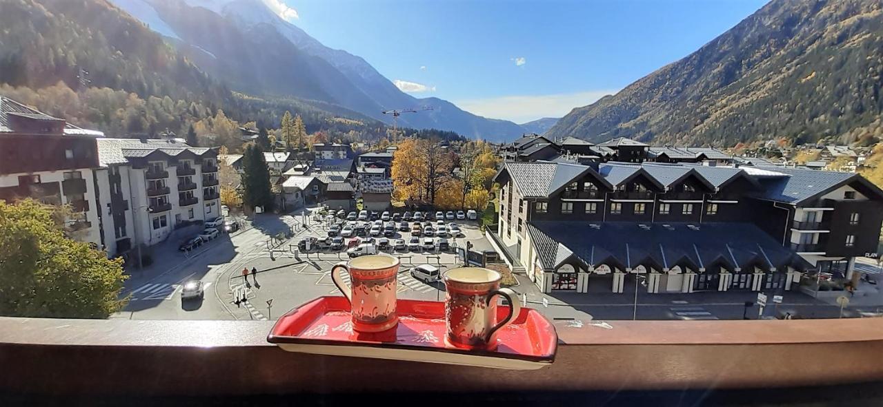 Vue Montblanc Magique En Centre-Ville Avec Parking Chamonix ภายนอก รูปภาพ