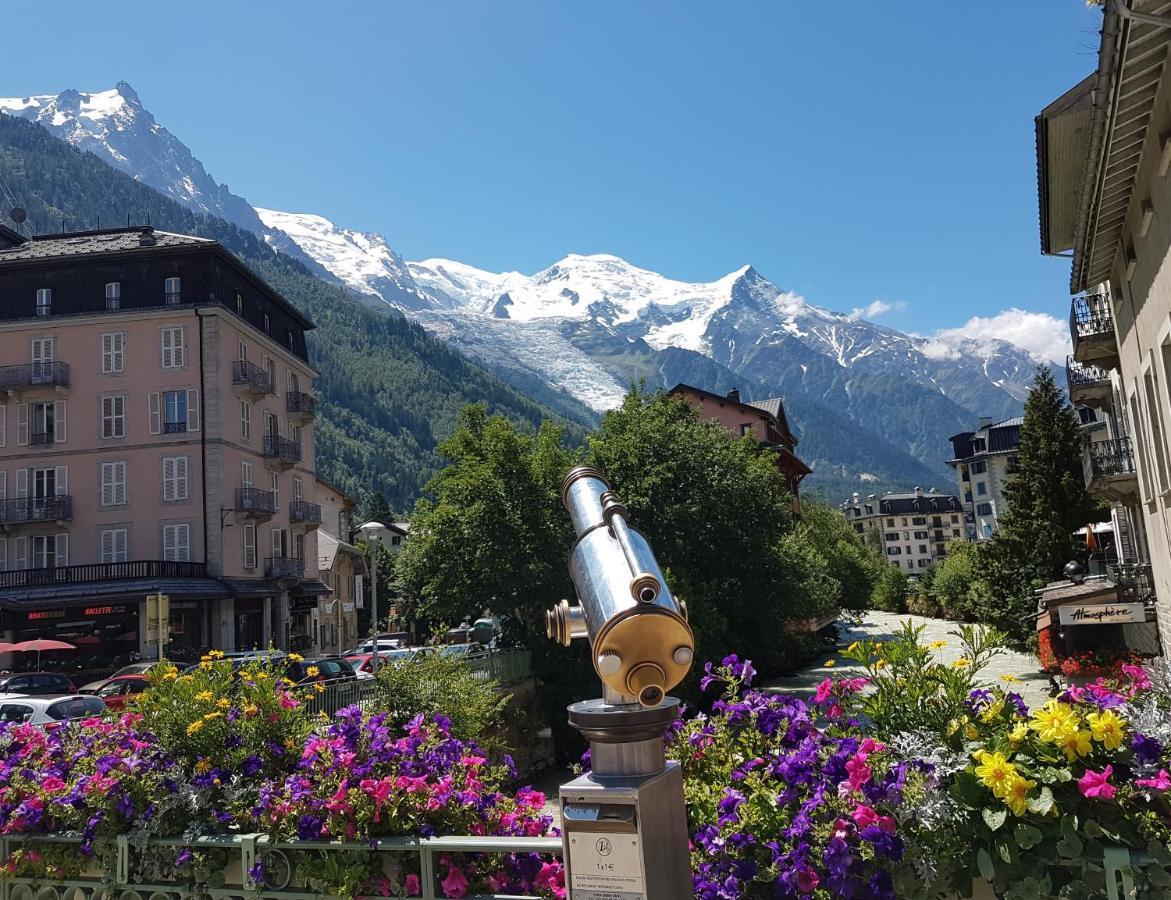 Vue Montblanc Magique En Centre-Ville Avec Parking Chamonix ภายนอก รูปภาพ